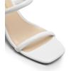 imageDREAM PAIRS Womens Square Open Toe Block Heels Two Strap Slip On High Heeled Slides SandalsWhite