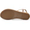 imageDREAM PAIRS Womens Strappy Flat SandalsRose Gold