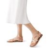 imageDREAM PAIRS Womens Strappy Flat SandalsRose Gold
