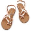 imageDREAM PAIRS Womens Strappy Flat SandalsRose Gold