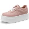 imageDREAM PAIRS Womens Platform Casual SneakersPink