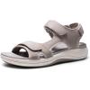 imageDREAM PAIRS Womens Sandals Open Toe Lightweight Summer Shoes Walking Casual OutdoorGrey
