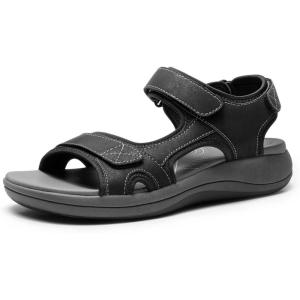 imageDREAM PAIRS Womens Sandals Open Toe Lightweight Summer Shoes Walking Casual OutdoorBlack