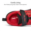 imageDREAM PAIRS Boys Girls Shoes Kids Tennis Sneakers Athletic Running Walking School Gym Lightweight Footwear for LittleBig KidRedBlack