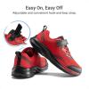 imageDREAM PAIRS Boys Girls Shoes Kids Tennis Sneakers Athletic Running Walking School Gym Lightweight Footwear for LittleBig KidRedBlack
