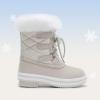 imageDREAM PAIRS Cozy Kids Snow Boots Warm amp WaterResistant Winter Boots with Faux Fur for AllDay Play NonSlip Mid Calf BootsOffwhite
