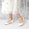 imageDREAM PAIRS Girls Dress Shoes Chunky High Heels Ankle Strap Party Wedding Princess Pump for Little Big KidWhite