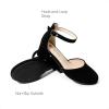imageDREAM PAIRS Girls Dress Shoes Closed Toe High Heels Ankle Strap Toddler Little Big Kid Wedding Flower Party PumpAll Black