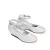 imageDREAM PAIRS Girls Dress Shoes Low Wedge Heels Ankle Strap Wedding Flower Party Pump for Toddler Little Big KidSilver