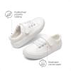 imageDREAM PAIRS Kids Toddler Sneakers Boys Girls Casual Canvas School ShoesAll White