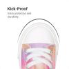 imageDREAM PAIRS Kids Toddler Sneakers Boys Girls Casual Canvas School ShoesPinkRainbow