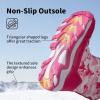 imageDREAM PAIRS Kids Waterproof Snow Boots with Hook and Loop Mid Calf Faux Fur Lining Winter BootsRose Red