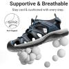 imageDREAM PAIRS Mens Sandals Hiking Water Sport Athletic Beach Outdoor Comfortable Casual Closed Toe Summer Sandal ShoesDark Blue