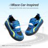imageDREAM PAIRS Toddler Boys Sneakers Little Kids Shoes Fun Cartoon Cute Causal Walking Hook and Loop LightweightBlue