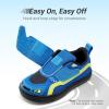 imageDREAM PAIRS Toddler Boys Sneakers Little Kids Shoes Fun Cartoon Cute Causal Walking Hook and Loop LightweightBlue