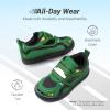 imageDREAM PAIRS Toddler Boys Sneakers Little Kids Shoes Fun Cartoon Cute Causal Walking Hook and Loop LightweightGreen