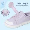 imageDREAM PAIRS Toddler Girls Sneakers Lightweight Comfortable Hook and Loop Casual Walking Cartoon Cute Little Kids ShoesPurple
