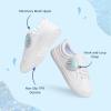 imageDREAM PAIRS Toddler Girls Sneakers Lightweight Comfortable Hook and Loop Casual Walking Cartoon Cute Little Kids ShoesWhite