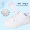 imageDREAM PAIRS Toddler Girls Sneakers Lightweight Comfortable Hook and Loop Casual Walking Cartoon Cute Little Kids ShoesWhite