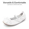 imageDREAM PAIRS Toddler Little Girls Ballet Flats Dress Shoes Mary Janes Ballerina ShoesWhite