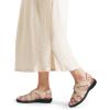 imageDREAM PAIRS Womens Arch Support Sandals Comfortable Open Toe Dress Flats Walking Sandals For SummerNude
