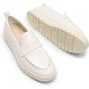 imageDREAM PAIRS Womens Arch Support Slip On LoafersWhitepu