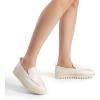 imageDREAM PAIRS Womens Arch Support Slip On LoafersWhitepu
