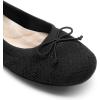 imageDREAM PAIRS Womens Round Toe Foldable Portable Knit Ballet Flats Comfortable Dressy Flats for Work Office Dress Shoes Business CasualBlack
