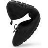 imageDREAM PAIRS Womens Round Toe Foldable Portable Knit Ballet Flats Comfortable Dressy Flats for Work Office Dress Shoes Business CasualBlack