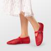 imageDREAM PAIRS Womens Round Toe Mary Jane Ballet FlatsRed