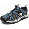 imageDREAM PAIRS Mens Sandals Hiking Water Sport Athletic Beach Outdoor Comfortable Casual Closed Toe Summer Sandal ShoesDark Blue