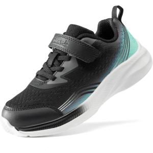 imageDREAM PAIRS Boys Girls Shoes Kids Tennis Sneakers Athletic Running Walking School Gym Lightweight Footwear for LittleBig KidBlackBlue