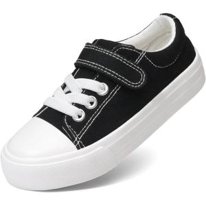 imageDREAM PAIRS Kids Toddler Sneakers Boys Girls Casual Canvas School ShoesBlack