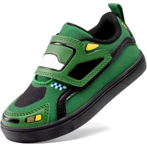 imageDREAM PAIRS Toddler Boys Sneakers Little Kids Shoes Fun Cartoon Cute Causal Walking Hook and Loop LightweightGreen