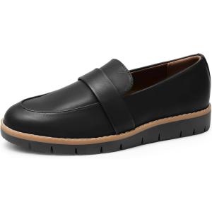 imageDREAM PAIRS Womens Loafers SlipOn Business Casual Work ShoesBlackpu