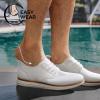 imageBruno Marc Mens KnitFlex Craft Mesh Oxfords Sneakers Casual Dress LaceUp Lightweight Walking ShoesWhitehands Free