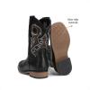 imageDREAM PAIRS Boys Cowboy Boots Kids Classic Western Boots Square Toe Girls Cowgirl Boots for ToddlerLittle KidBig KidBlack