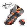 imageDREAM PAIRS Boys Girls Outdoor Summer Sport Athletic Sandals for ToddlerLittleBig KidDarkGreyOrange