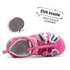 imageDREAM PAIRS Boys Girls Outdoor Summer Sport Athletic Sandals for ToddlerLittleBig KidFuchsiaShellPink