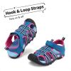 imageDREAM PAIRS Boys Girls Outdoor Summer Sport Athletic Sandals for ToddlerLittleBig KidNavyFuchsiaMint