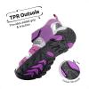 imageDREAM PAIRS Boys Girls Outdoor Summer Sport Athletic Sandals for ToddlerLittleBig KidPurpleFuchsiaLightGrey