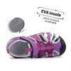 imageDREAM PAIRS Boys Girls Outdoor Summer Sport Athletic Sandals for ToddlerLittleBig KidPurpleFuchsiaLightGrey