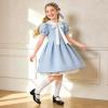 imageDREAM PAIRS Girls Dress Shoes Mary Jane Low Heels Flower Wedding Party Pump Prom Footwear for LittleBig KidsBlack