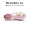 imageDREAM PAIRS Kids Toddler Sneakers Boys Girls Canvas with Cartoon Dual Hook and Loops for School WalkingRainbow