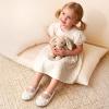 imageDREAM PAIRS Little Girls Toddler Ballet Flats Dress Shoes Mary Janes ShoesWhite