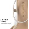imageDREAM PAIRS Platform Heels for Women Square Toe Chunky High Heels Ankle Strap Sandals for Wedding Party Formal EventBeige