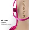 imageDREAM PAIRS Platform Heels for Women Square Toe Chunky High Heels Ankle Strap Sandals for Wedding Party Formal EventHot Pink