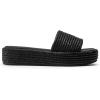 imageDREAM PAIRS Women Platform Slides Sandals Espadrilles Slip On Low Wedge Summer Open Toe Bohemia Dressy Beach Vacation ShoesBlack