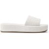imageDREAM PAIRS Women Platform Slides Sandals Espadrilles Slip On Low Wedge Summer Open Toe Bohemia Dressy Beach Vacation ShoesWhite