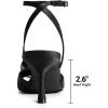 imageDREAM PAIRS Womens Low Kitten Wedding Heels Ankle Strap Square Toe Heeled Sandals Flower Dress ShoesBlack